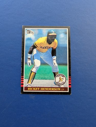 Rickey Henderson #176 1985 Donruss card