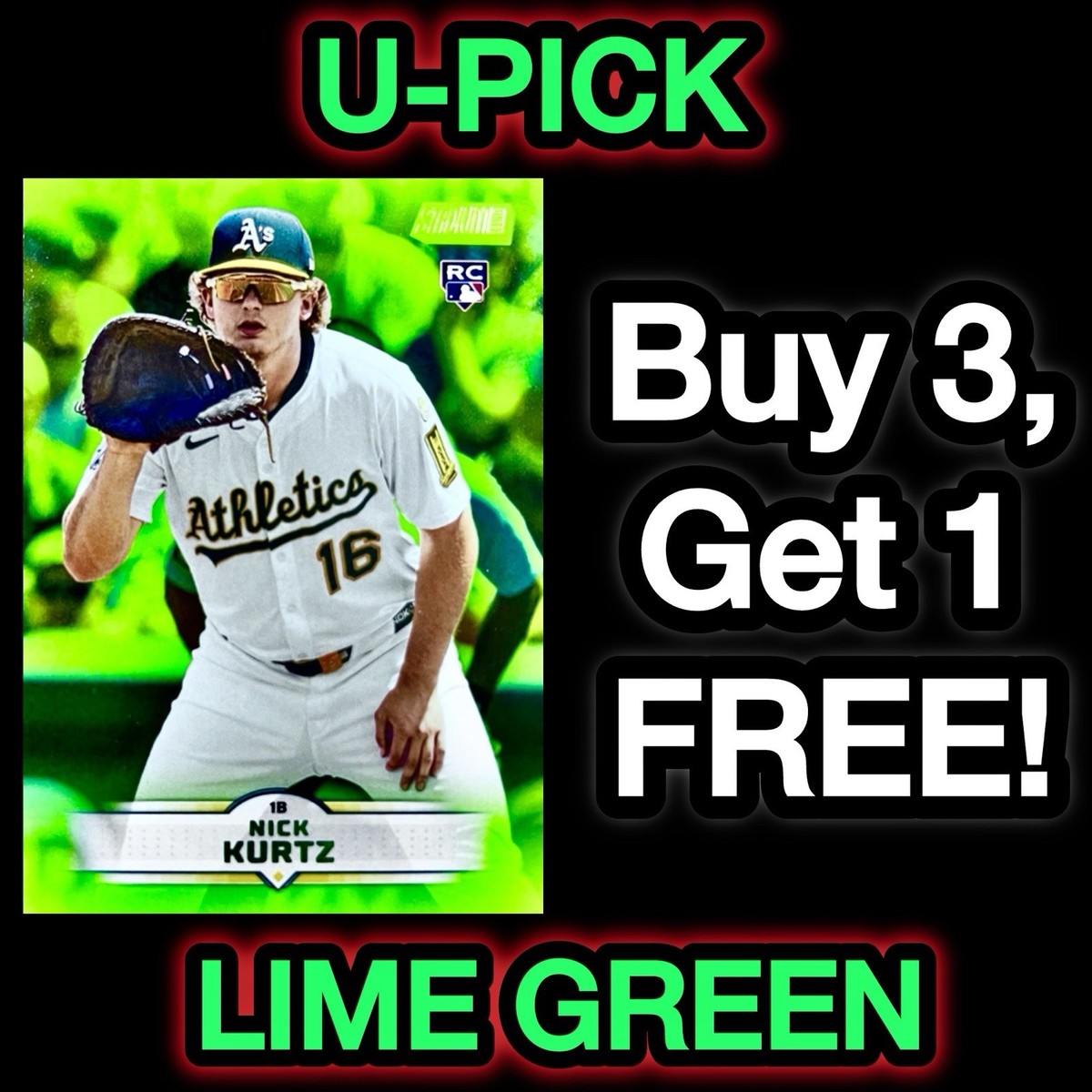 You Pick 2025 Topps Stadium Club LIME GREEN Parallels! Complete