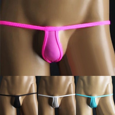Low Rise Herren Tanga String Unterwäsche mit Bulge Pouch und Atmungsaktivität