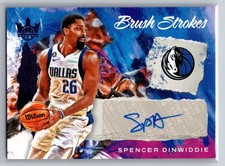 2022-23 Panini Court Kings Brush Strokes Spencer Dinwiddie BR-SDD Violet /35 AU
