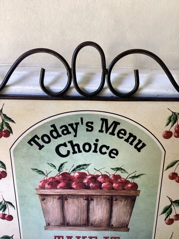 Kitchen Wall Art Rustic Farmhouse Menu Joke metal - Image 4 of 4