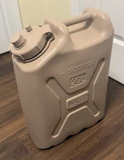 Scepter 5 Gallon Water Storage Container BPA-Free, 20 Liter Capacity, Sand New