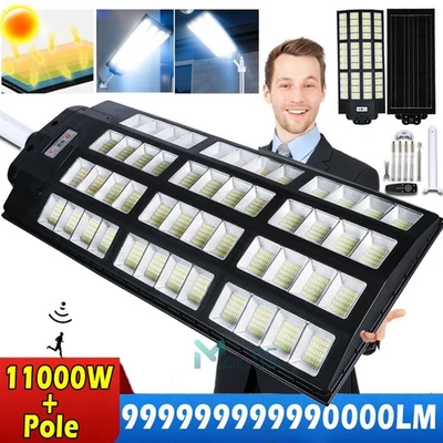 TSL-11000W 800m² Commercial Super Large Solar Street Lights Outdoor Dusk to Dawn
