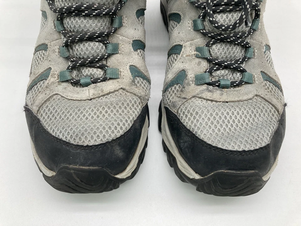 Merrell Men’s Size 10 Oakcreek Mid Waterproof Gray & Blue Hiking Boots - Image 4 of 4