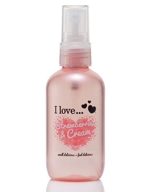 I Love Strawberries and Cream Body Spritzer 100ml - Refreshing Fragrance - Image 2