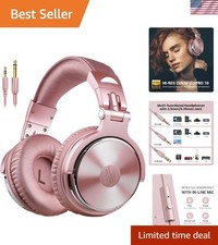 Wired Over Ear Headphones Studio Monitor  Mixing DJ Stereo Headsets with 50m...