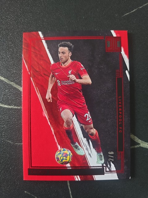 2021-22 Panini Impeccable Premier League Soccer Liverpool Diogo Jota /6 Red