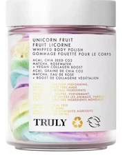 ***TRULY BEAUTY Unicorn Fruit Whipped Body Polish Acai Chia, Matcha Rosewater