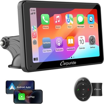 W701 SWC Car Stereo with Wireless Apple CarPlay&Android Auto, 7'' IPS Touch