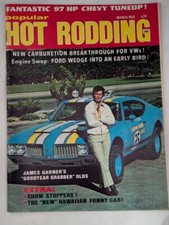 Popular Hot Rodding Magazine March  1970