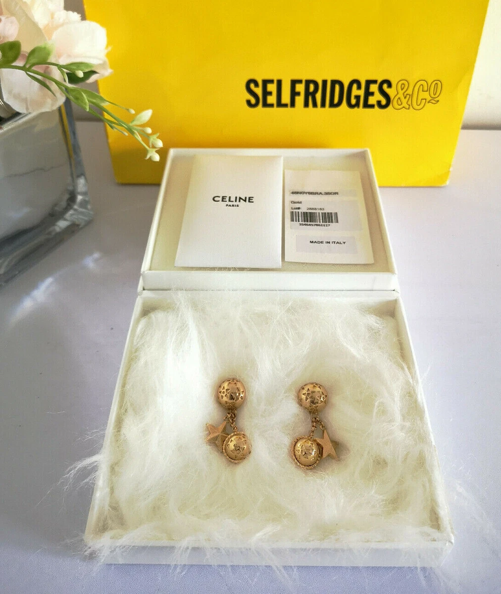 Celine store moon earrings