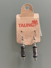 NWT 2 African Handmade Maasai Tribal Dangle Earrings Bohemian Black White Bone — photo 7