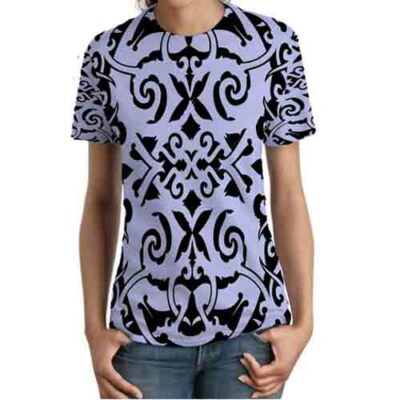 Women Tshirt Original Indonesian Batik 7434105922968 Tee Polyester T-Shirt