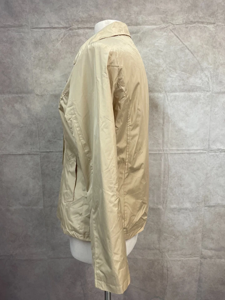 De Colección Cherokee Trench Jacket Mujer Beige Forrado Doble Pecho Prendas Exteriores Talla M Foto 2 de 4