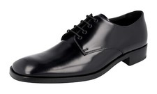 PRADA Derby Dress Shoes - 2EB194 - Black - Leather Sole - NEW