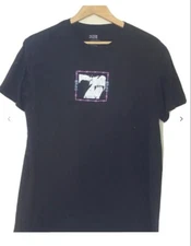 A Lab Shirt Black Short Sleeve Crew Neck Cotton Tee Regular Fit A Lab S