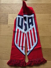 USA Member Red Ruffneck Brand Soccer Scarf 60”