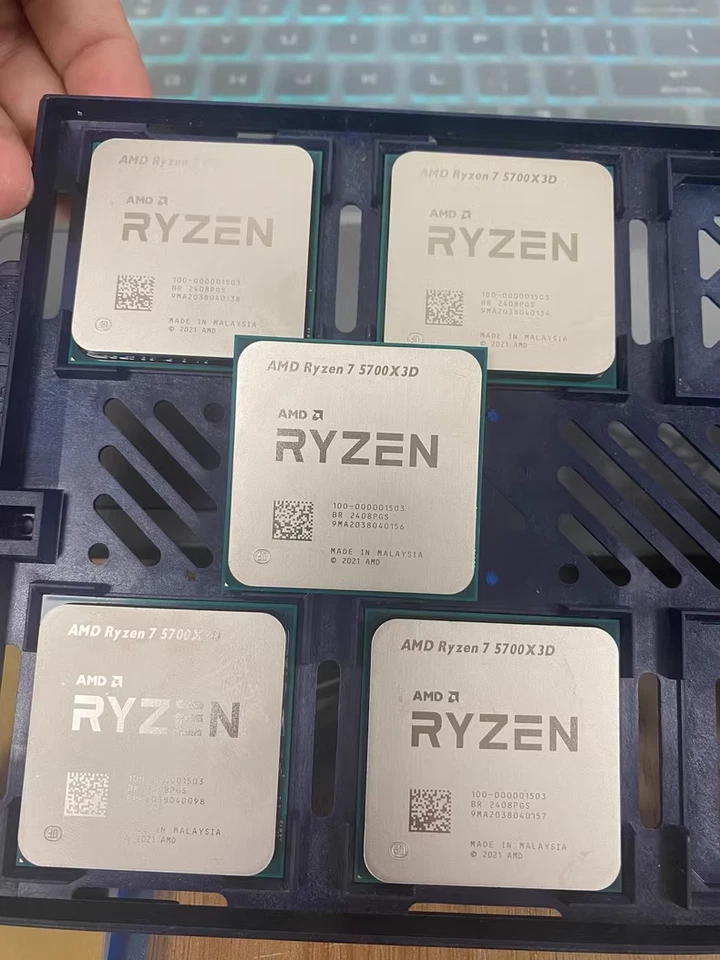 AMD Ryzen 7 5700X3D Socket AM4 8Core/16Thr 3.00GHz L3 96MB 105W CPU Processor - Image 2 of 2