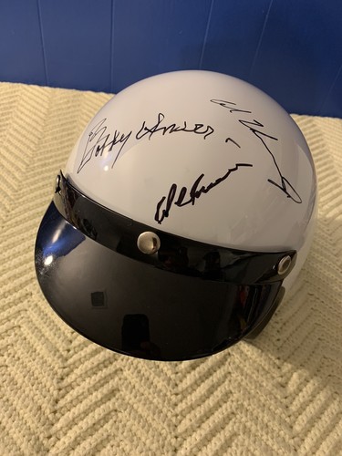 Bobby, Al, Al Unser Jr Signed Full Size 