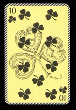 Transformation playing card Christian Lacroix 10 of Clubs Q70c