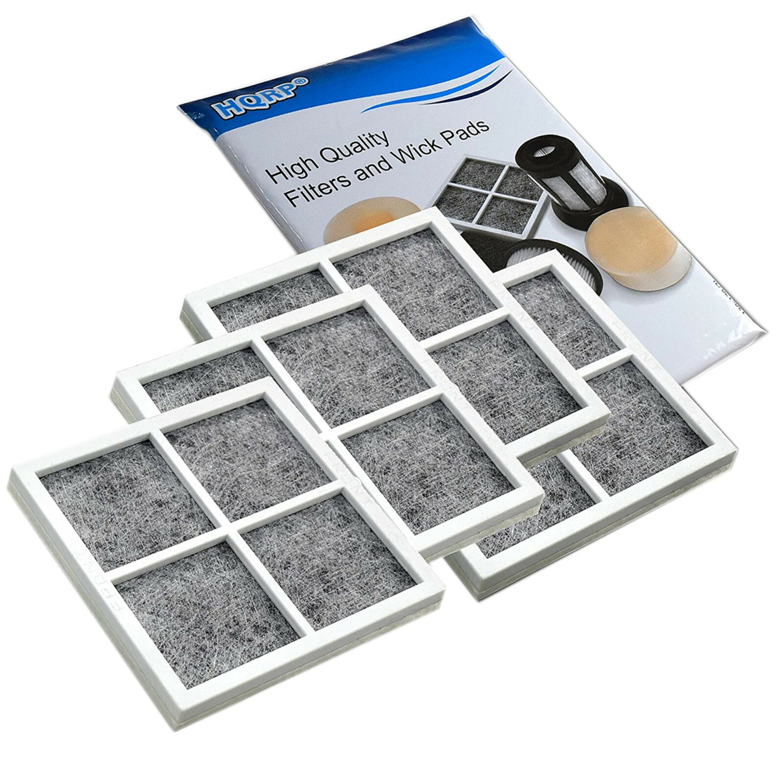 4x HQRP Fresh Air Filters for LG LFX31925SW LFX33975ST LFX31935ST