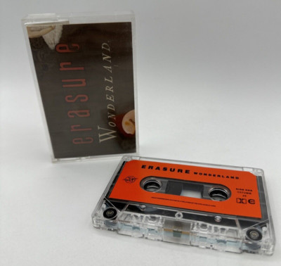 Erasure Wonderland 1986 UK Red/Blue Labels Clear Mute CSTUMM 25 Clarke Bell HTF