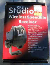 RPS Studio Speedlight Wireless Speedlight 4 channel hot shoe Receiver RS-RT03R4C