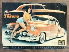 Mi Tesoro Lowrider of the Month 51 Chevrolet Deluxe Hot Girl Advertisement READ