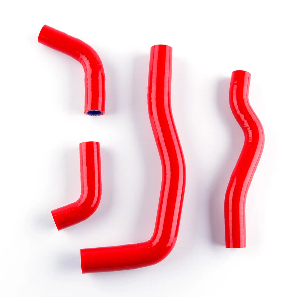 For Honda CRF 450 X/CRF450X 2005-2017 14 15 16 Silicone Radiator Hose Kit Red - Image 2 of 4