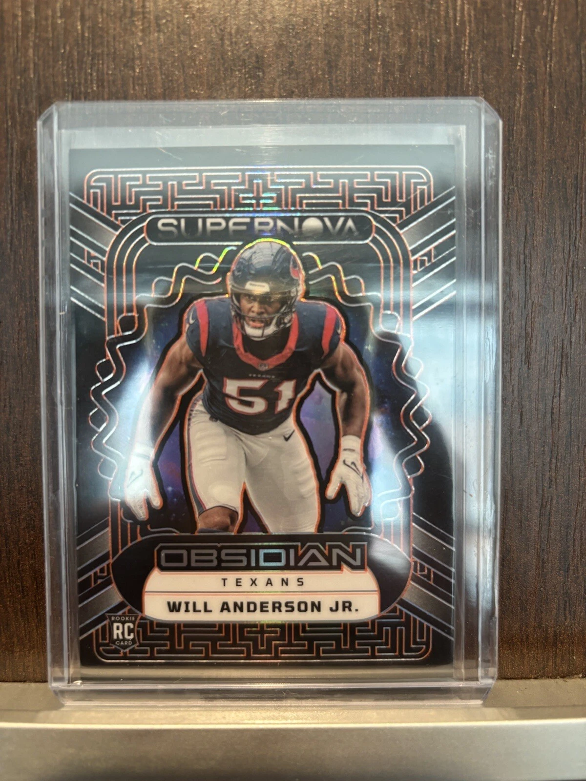 2023 Panini Obsidian Will Anderson Orange Electric Etch Supernova 61/65