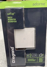 Legrand ASTPRFR2W2 SofTap Multi-Way Incandescent Point-Point Remote Switch White