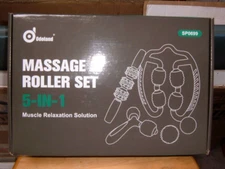 NIB ODOLAND MASSAGE ROLLER SET 5-IN-1 MUSCLE RELAXATION SOLUTION (SP0699)