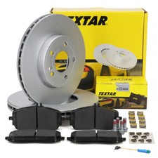 TEXTAR Bremsscheiben &Oslash; 295mm Bel&auml;ge Sensor f&uuml;r MERCEDES W/V177 W247 C/A218 vorne