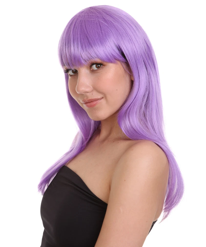 Sexy Peluca Lila Fiesta Juegos con disfraces Colecciones Glamour Adultas Mujeres HW-679 (Adulto) Foto 2 de 4