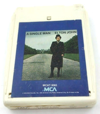 8 Track Tape Elton John A Single Man 1978 MCAT 3065 TESTED Free Returns NEW PADS