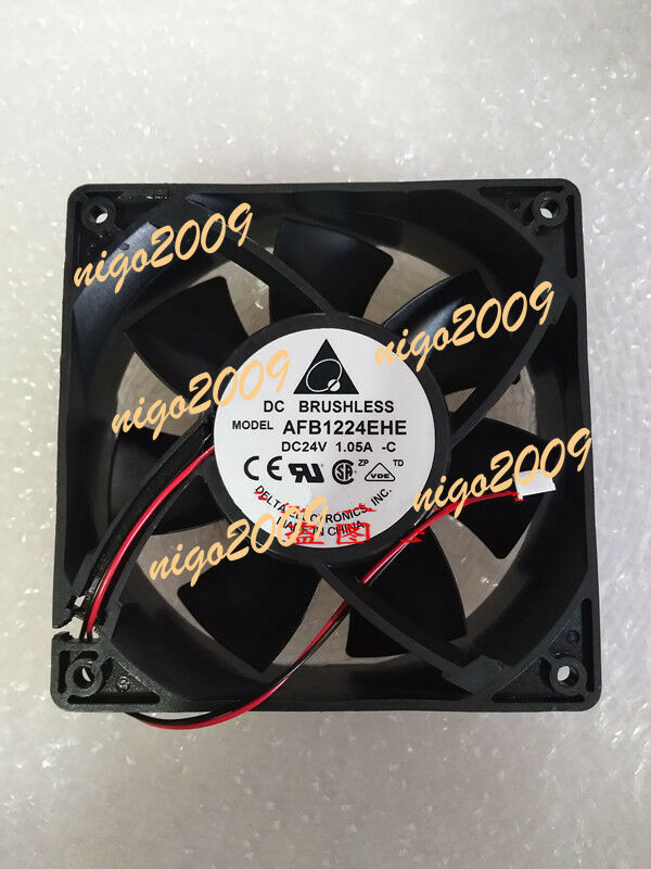 1PC Delta AFB1224EHE 1.05A 12CM 24V 2-wire high volume inverter cooling ...