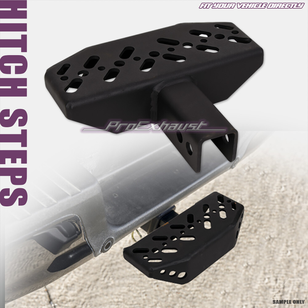 *DEFECTIVE* 12" Width Blk Rear Bumper Hitch Step w/2.5" Tow Receiver