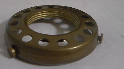 LAMP NEW 2 1/4" Fitter Screw-on Uno-type Shade Holder Antique Finish Brass #SHH86A