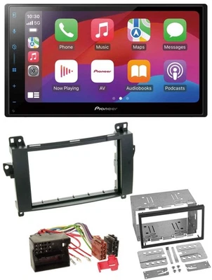 Pioneer DAB USB MP3 Bluetooth 2DIN Autoradio für Mercedes A-Klasse W169 C169 - Bild 1 von 4