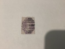Tasmania 6d Violet Victoria Seven Seas 4 Postal cancel Tasmania