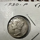 1930 P MERCURY DIME! Nice Better Early Date 1930 Series Low Mintage 6.8 Million