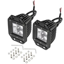 2x 5inch Dual Row Flush Mount Led Work Light Bar 12v24v For Boat Atv Jeeps Suv