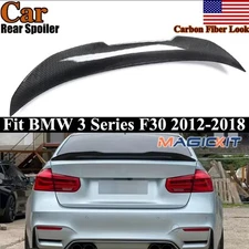 Real Carbon Fiber Rear Trunk Spoiler For BMW F30 3 Series Sedan M3 F80 2012-2018