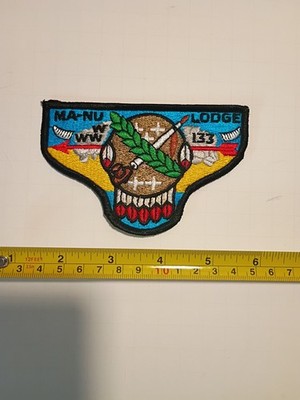 Ma-Nu Lodge 133 OA Pocket Patch Order Of The Arrow Boy Scouts Of America