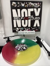Scratched Self Entitled NOFX Tri Colored Transparent Vinyl LP-Read description