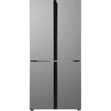 Image of Hoover HSC918ENXK 567 Litre No Frost American Style Fridge Freezer Silver 39070