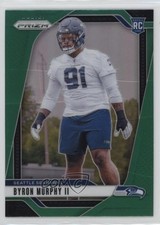 2024 Panini Prizm Rookies Green Prizm Byron Murphy II #317 13kb