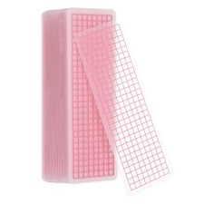 80Pcs 5.9 x 2" Washi Tape Cards with Arc Corner for Home, Pink
