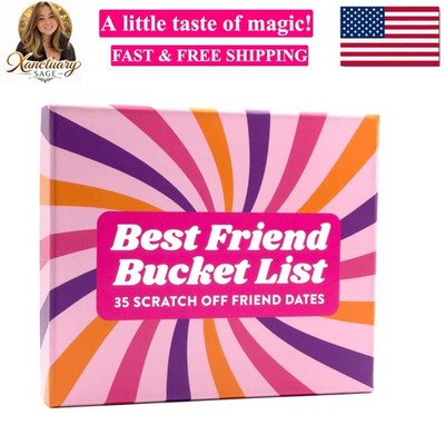 Best Friend Bucket List 35 Scratch Off Cards   Fun Adventure Date Ideas for F...