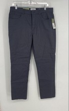 Goodfellow  Co. Mens Black Comfort Wear Slim Fit 5-Pocket Chino Pants Sz 33X30